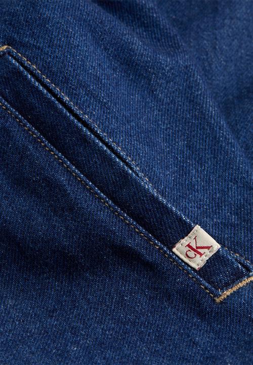 Calvin Klein - Clean short denim jacket - blue