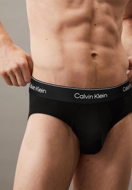 Calvin Klein - Hip Brief 3Pk - Black