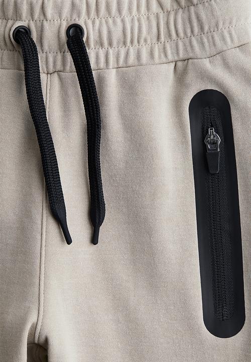H&M - Heavy jersey joggers - mole