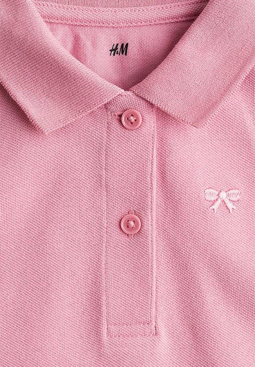 H&M - A-line piqué dress - pink