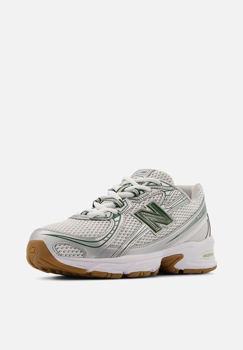 New Balance  - 740 V1 Grade School - Silver Metallic/Green