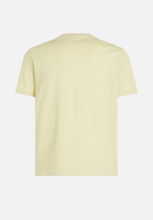 Calvin Klein - Short sleeve Smooth Cttn Solid Crewnk Tee - Hay