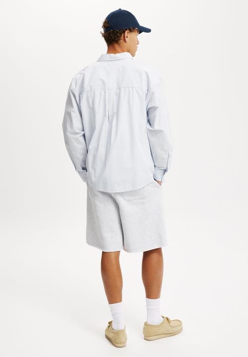 Cotton On - Super Baggy Fleece Short - Grey Marle