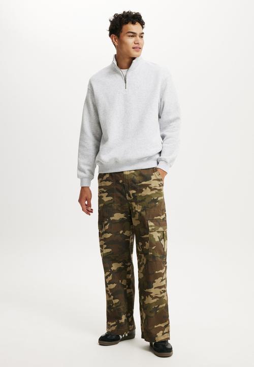 Cotton On - 1/4 Zip Fleece - Grey Marle