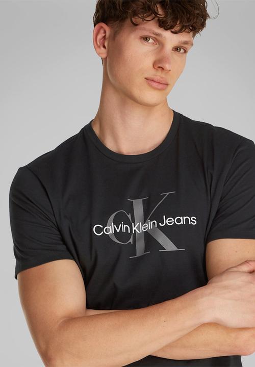 Calvin Klein - Short sleeve Hero Monologo Tee 30S - Black