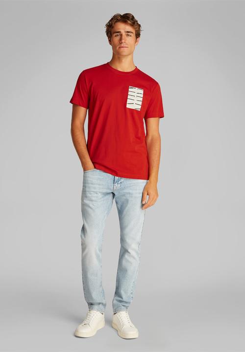 Calvin Klein - Serif Box Graphic Tee - Deep Magma