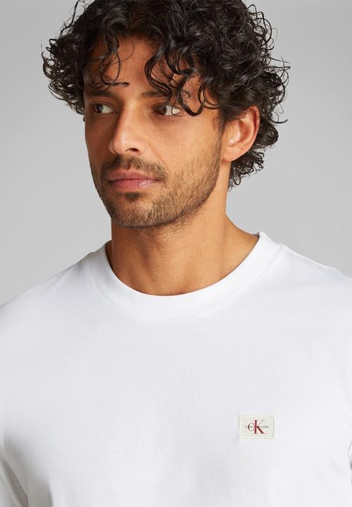 Calvin Klein - Woven Label Regular Tee - Bright White