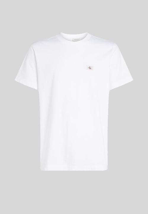 Calvin Klein - Woven Label Regular Tee - Bright White