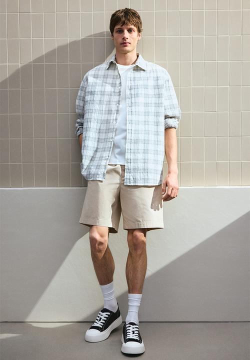 H&M - Regular fit canvas shorts - beige