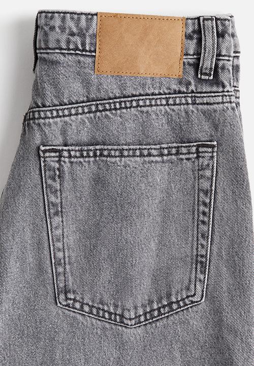 H&M - Wide high jeans - grey