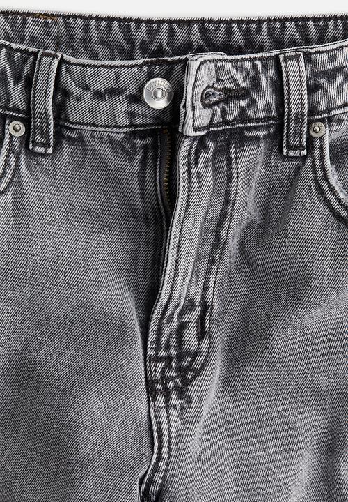 H&M - Wide high jeans - grey