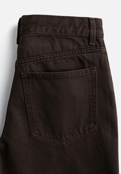 H&M - Wide jeans - dark brown