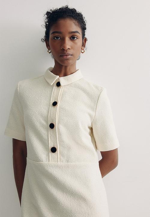 H&M - Bouclé dress - cream 