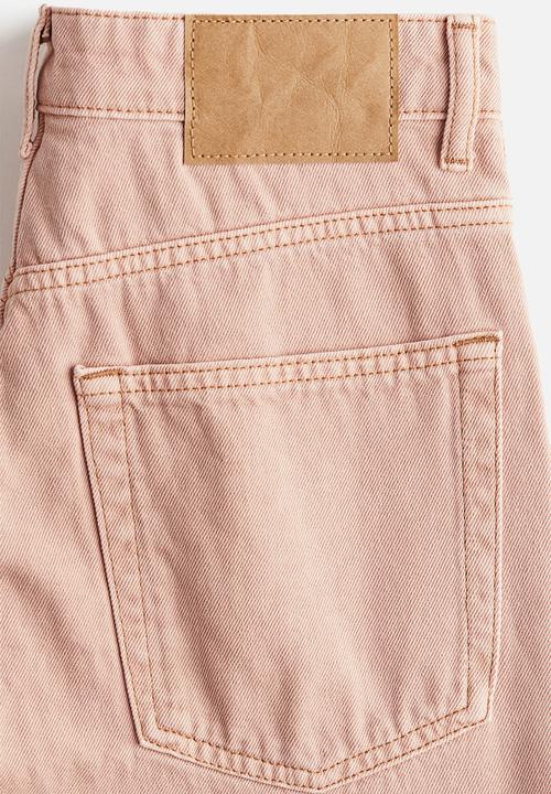 H&M - Wide high jeans - apricot