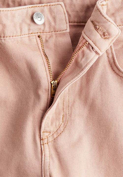 H&M - Wide high jeans - apricot