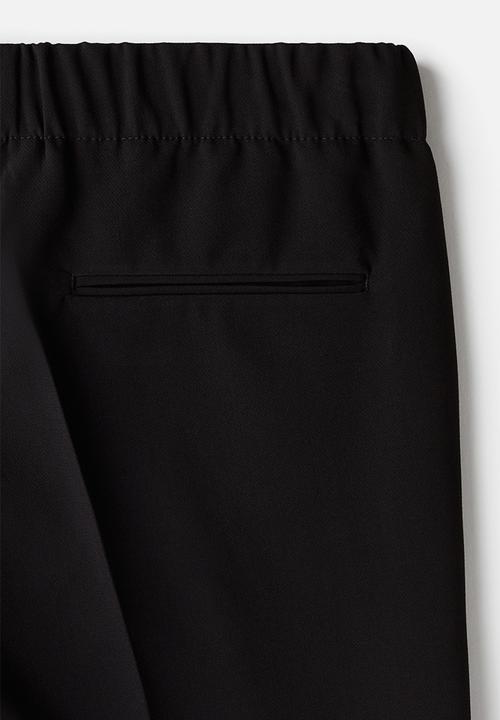 H&M - Regular fit trousers - black