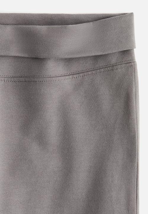 H&M - Flared leggings - dusty grey 