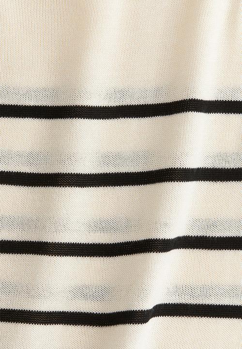 H&M - Fine-knit jumper - cream striped