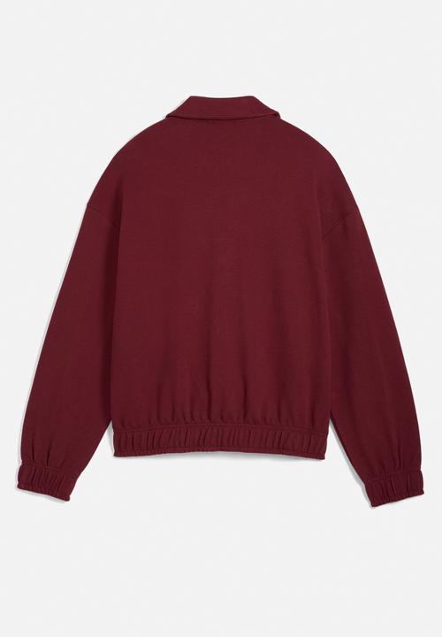 PUMA - T7 Relaxed Track Jacket - Ruby Shimmer