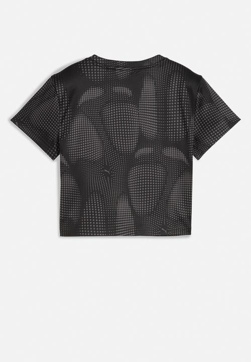 PUMA - Dare To Aop Baby Tee - Black