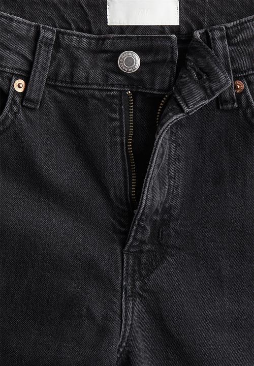 H&M - Wide jeans - washed black 