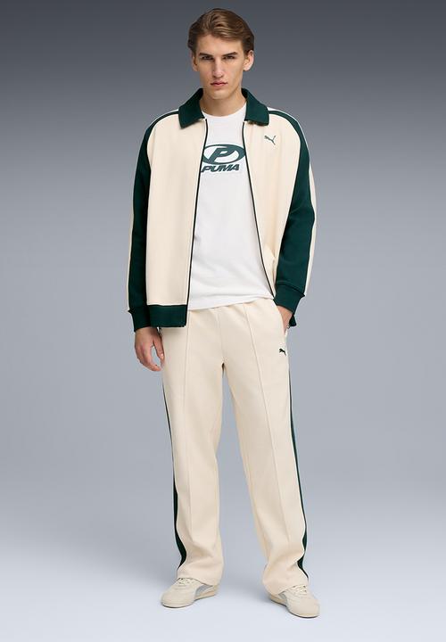 PUMA - T7 Relaxed Jacquard Track Pants DK Alpin