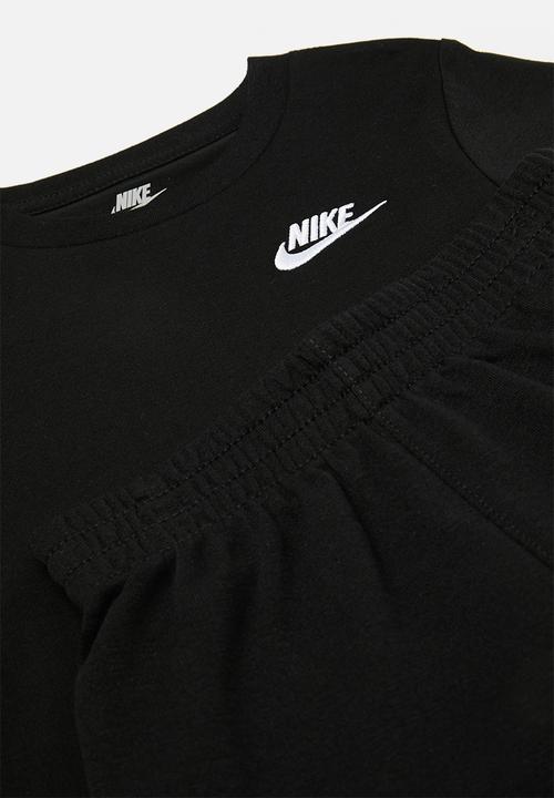 Nike - Nike knit short set - black/white