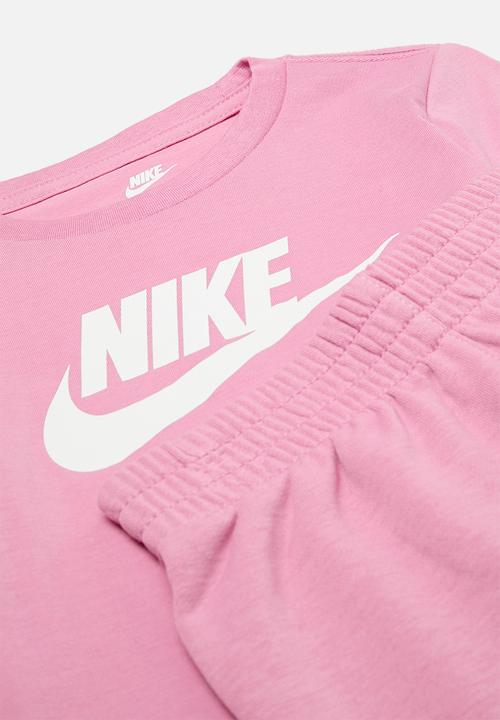 Nike - Nike knit short set - magic flamingo