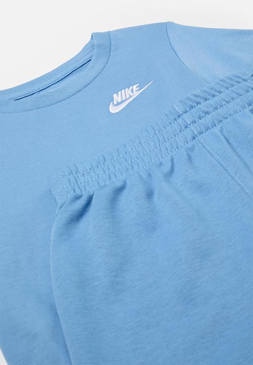 Nike - Nike knit short set - blue beyond