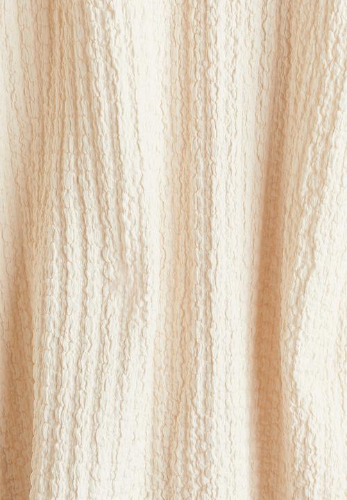 H&M - Textured jersey top - cream