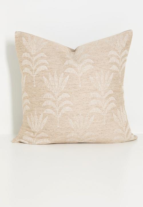 Wilderness dukkah cushion cover - natural