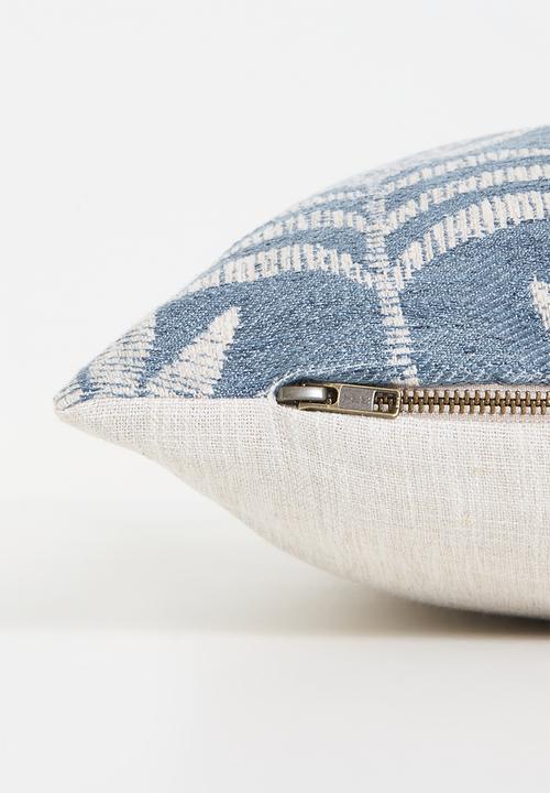 Hertex Fabrics - Wilderness La Med cushion cover - blue