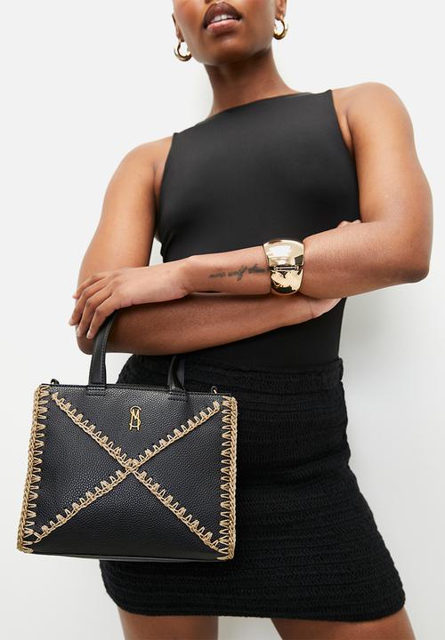 Steve Madden - Baris tote bag-black gold