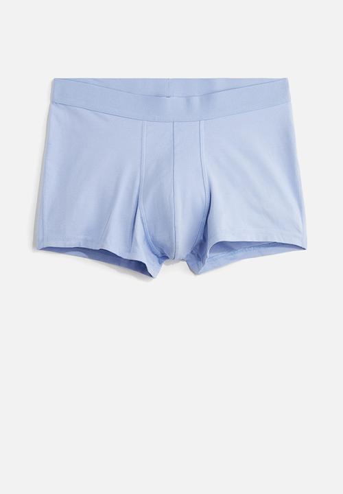 H&M - 3-Pack short trunks with lycra® - light blue