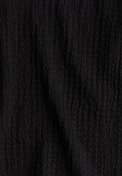 H&M - Textured jersey top - black