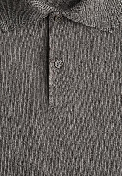 H&M - Regular fit piqué polo shirt - dark beige