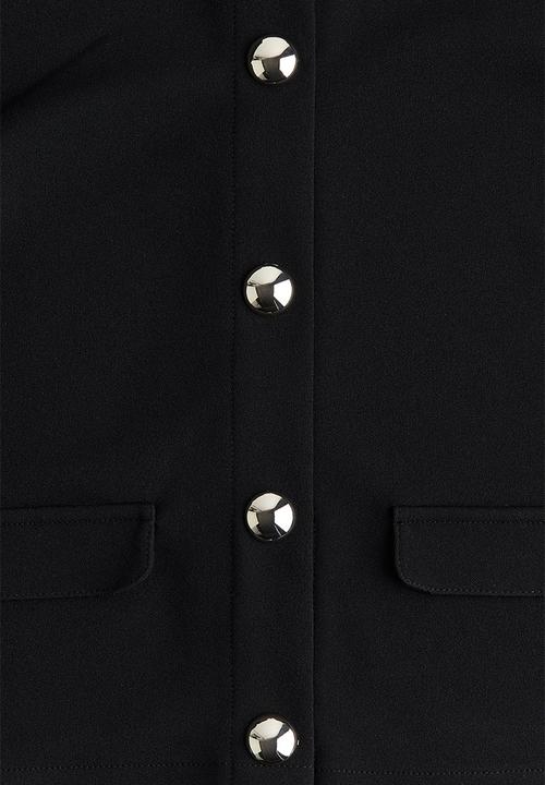 H&M - Shoulder-pad cardigan - black