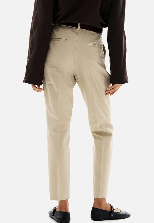 H&M - Cigarette trousers - beige