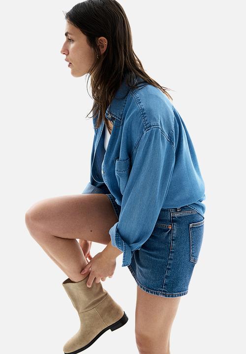 H&M - Denim shorts - denim blue