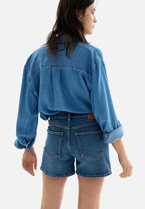 H&M - Denim shorts - denim blue