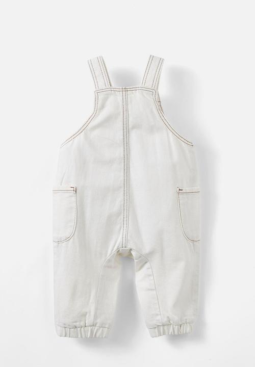 Cotton On - Kairo denim overall - ecru