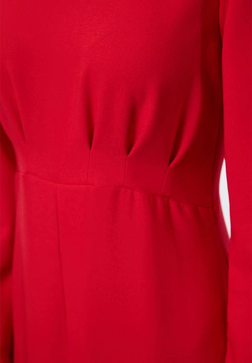 Trendyol - Red woven dress - dark red