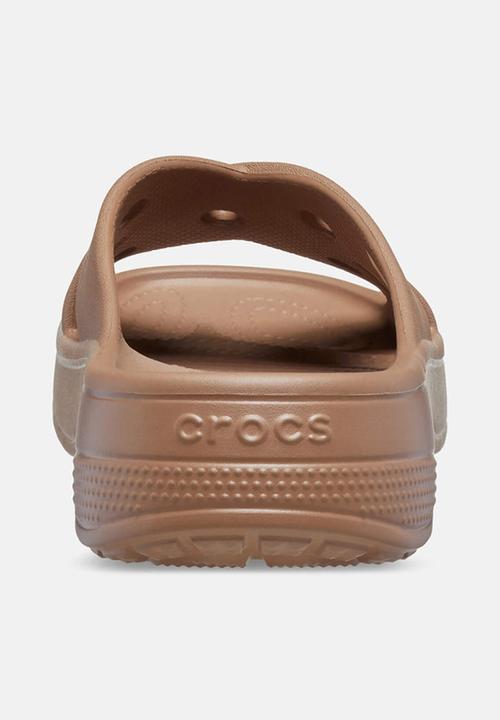 Crocs - Cl omens cross strap - milk chocolate