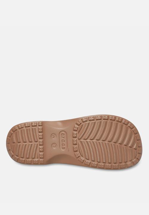 Crocs - Cl omens cross strap - milk chocolate