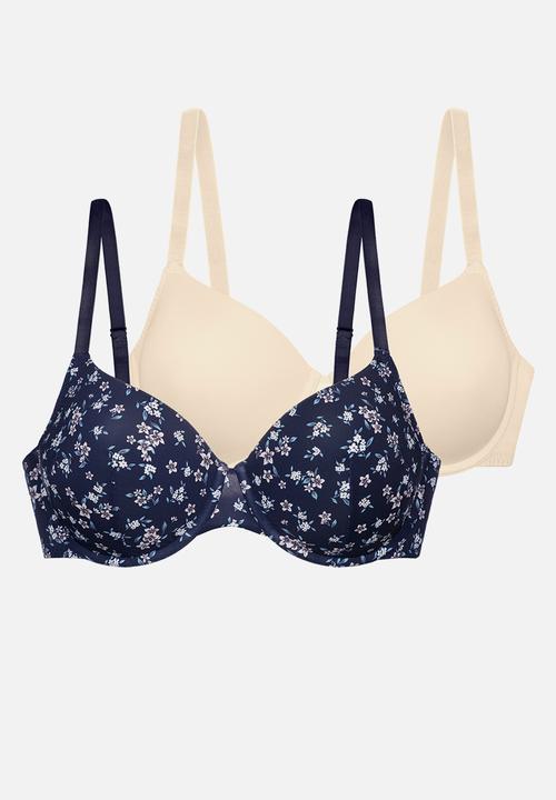 DORINA - Curve Nerida 2 pack demi - ink/ivory