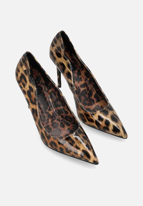 Miss Black - Lola 1 court heel - leopard