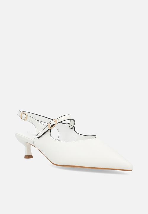 Butterfly Feet - Leora 1 heel - white
