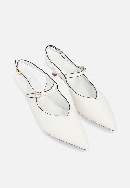 Butterfly Feet - Leora 1 heel - white