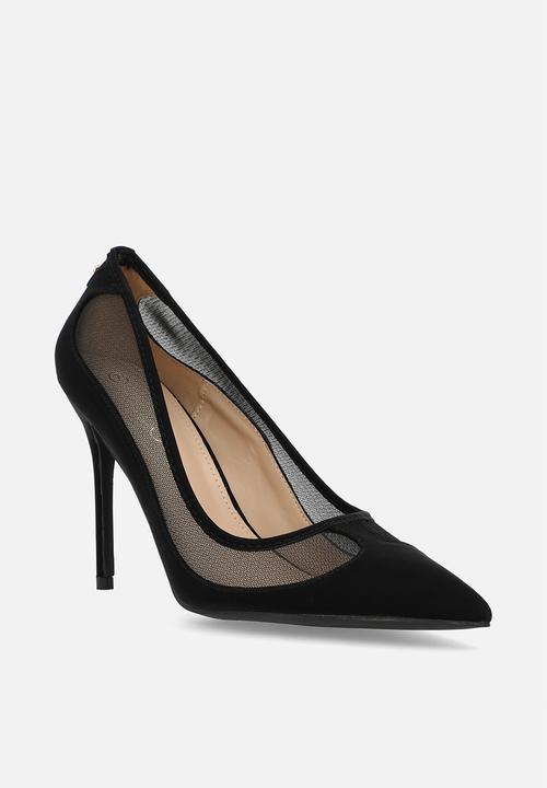 Miss Black - Lola 55 mesh court heel - black