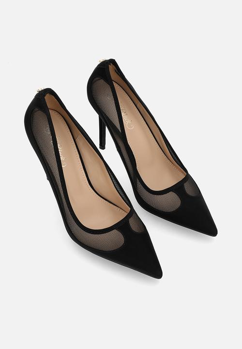 Miss Black - Lola 55 mesh court heel - black